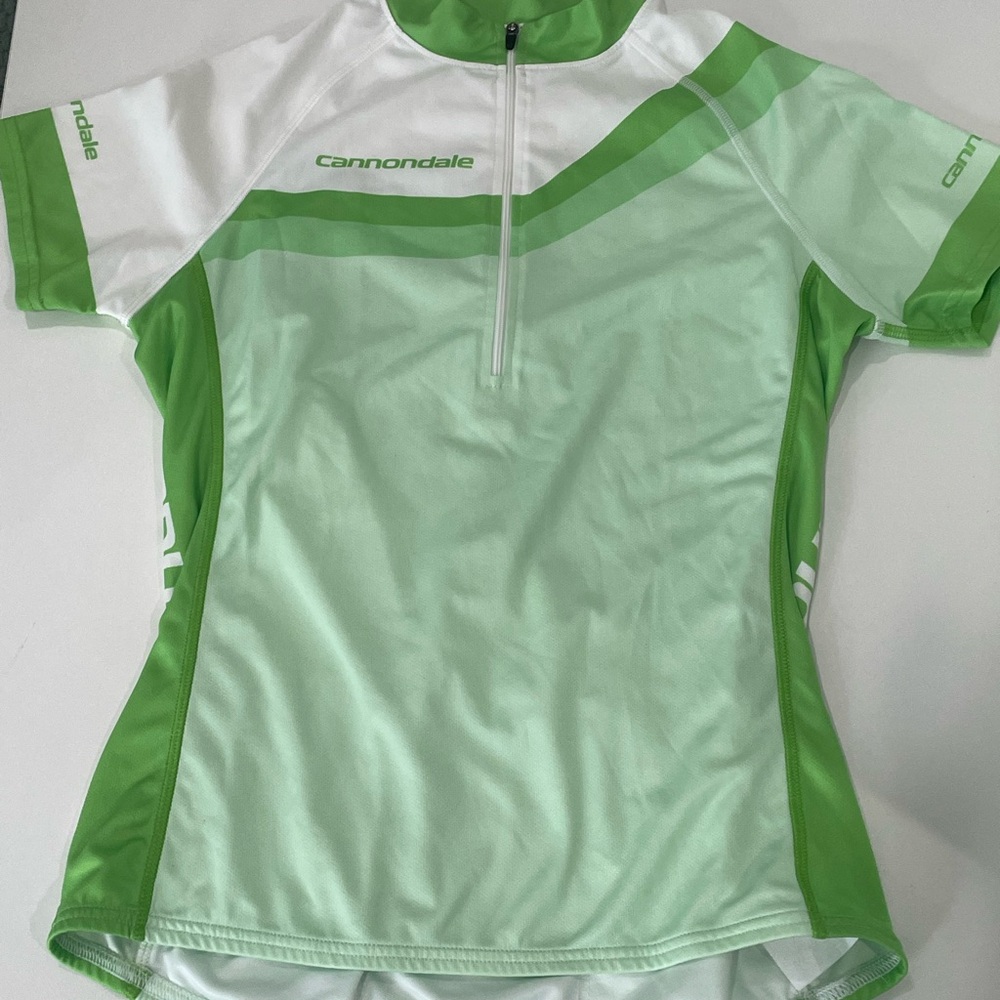 Cannondale Women's Light Green Performance Cycling Jersey
